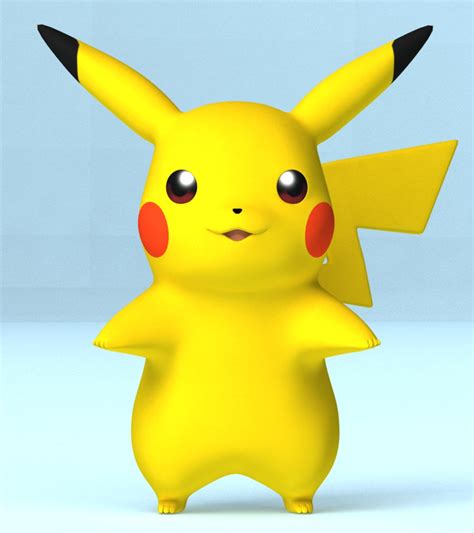 pikachu 3d model